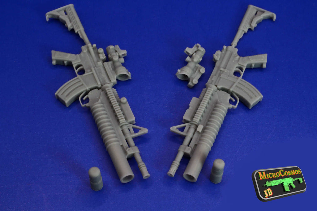 MC-16-1 - M4 mit M203 Granatwerfer und ACOG-Visier