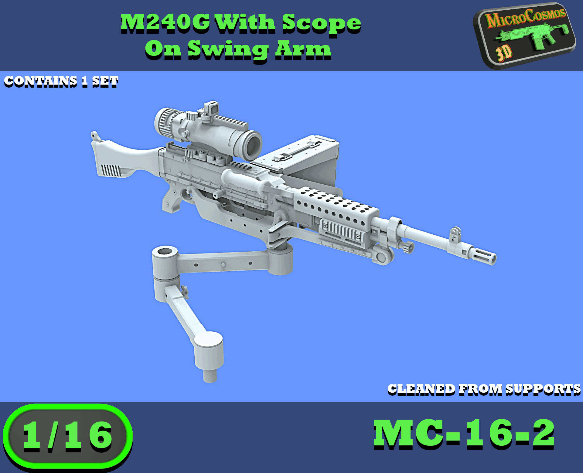 MC-16-2 - M240G mit Zielfernrohr auf Schwenkarm