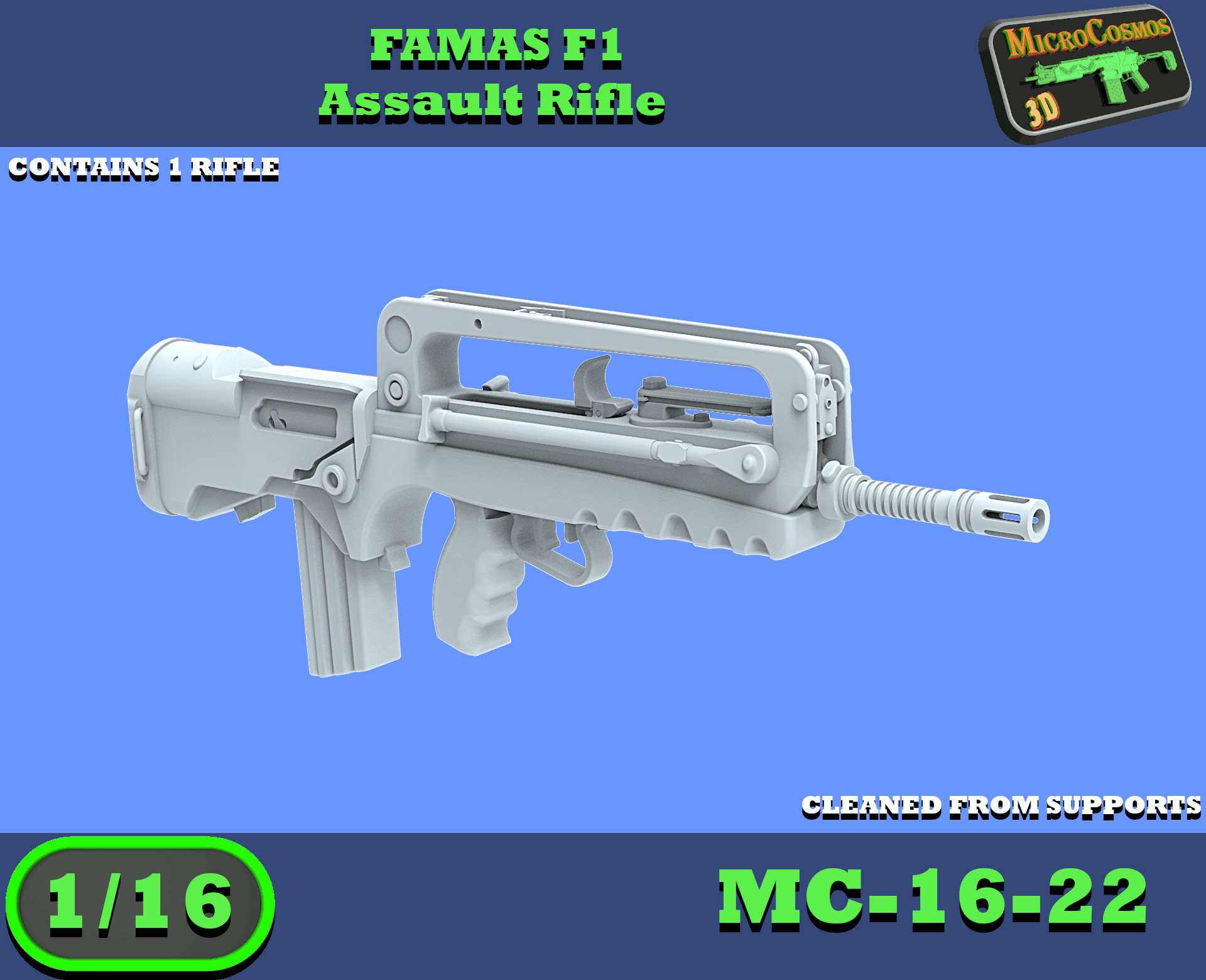 MAS Famas F1 - 1:16
