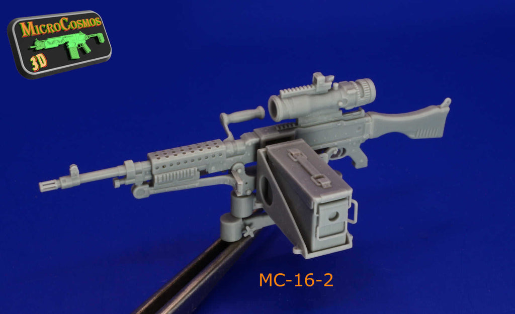 MC-16-2 - M240G avec lunette de visée sur bras pivotant