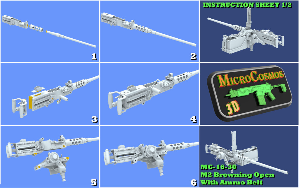 MC-16-30 - M2 Browning Open With Ammo Belt