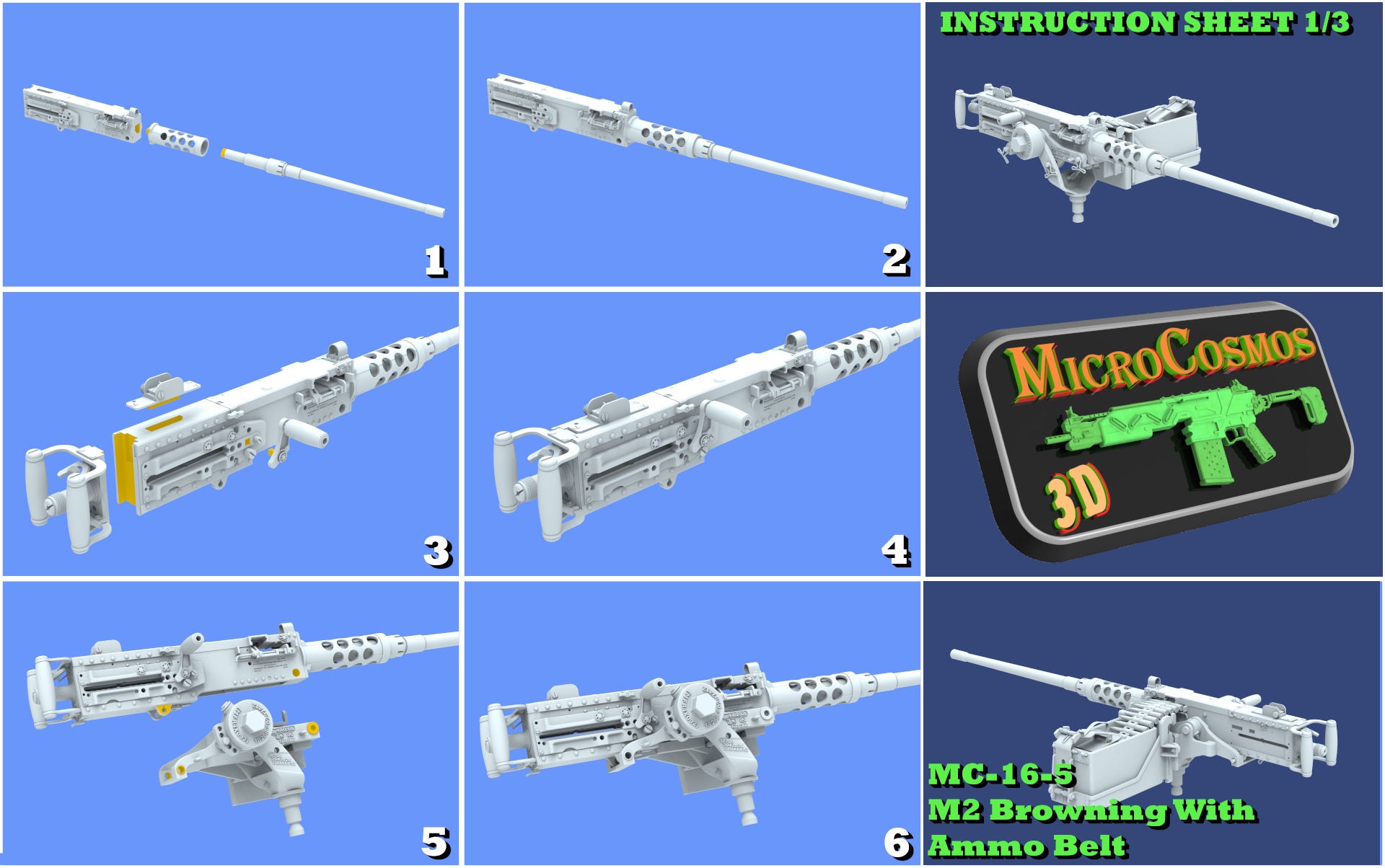 MC-16-5 - M2 Browning With Ammo Belt