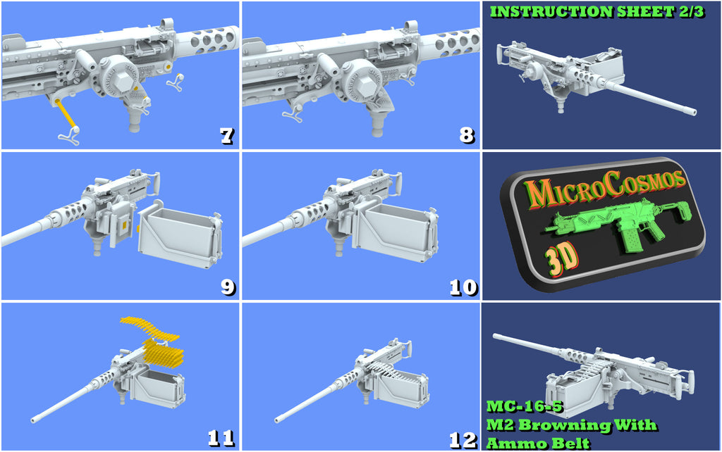 MC-16-5 - M2 Browning With Ammo Belt