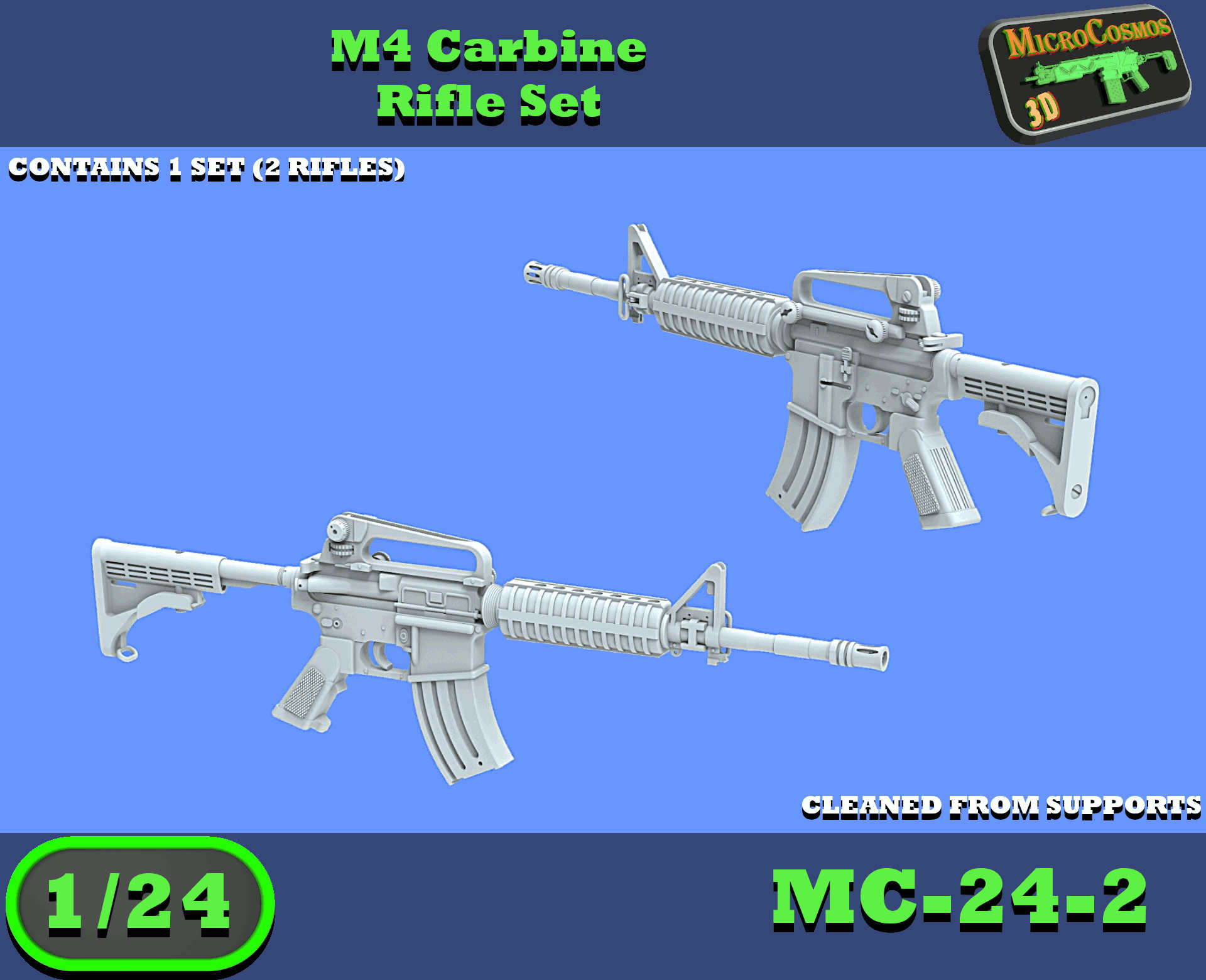 MC-24-2 - M4 Karabiner-Gewehr-Set