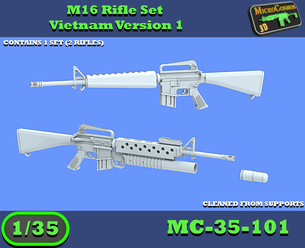 MC-35-101 - M16 Rifle Set Vietnam Version 1