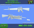 MC-35-101 - M16 Rifle Set Vietnam Version 1