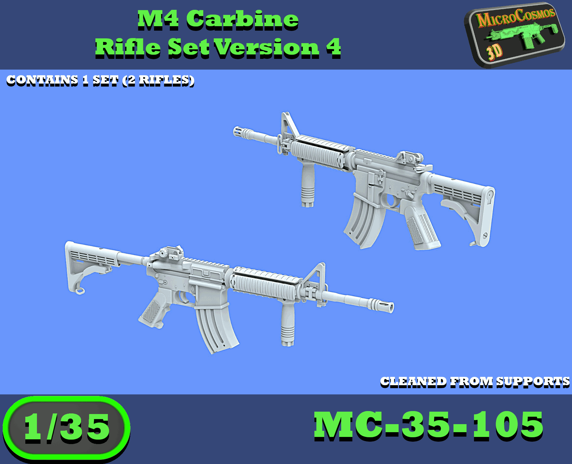 MC-35-105 - M4 Carbine Rifle Set Version 4