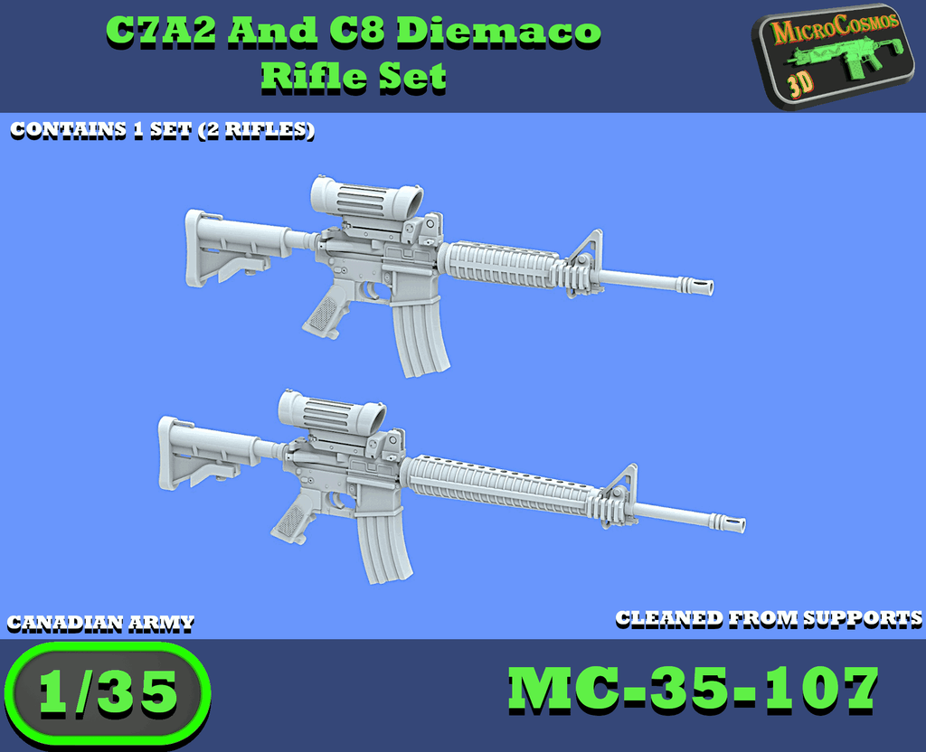 MC-35-107 - C7A2 And C8 Diemaco Rifle Set