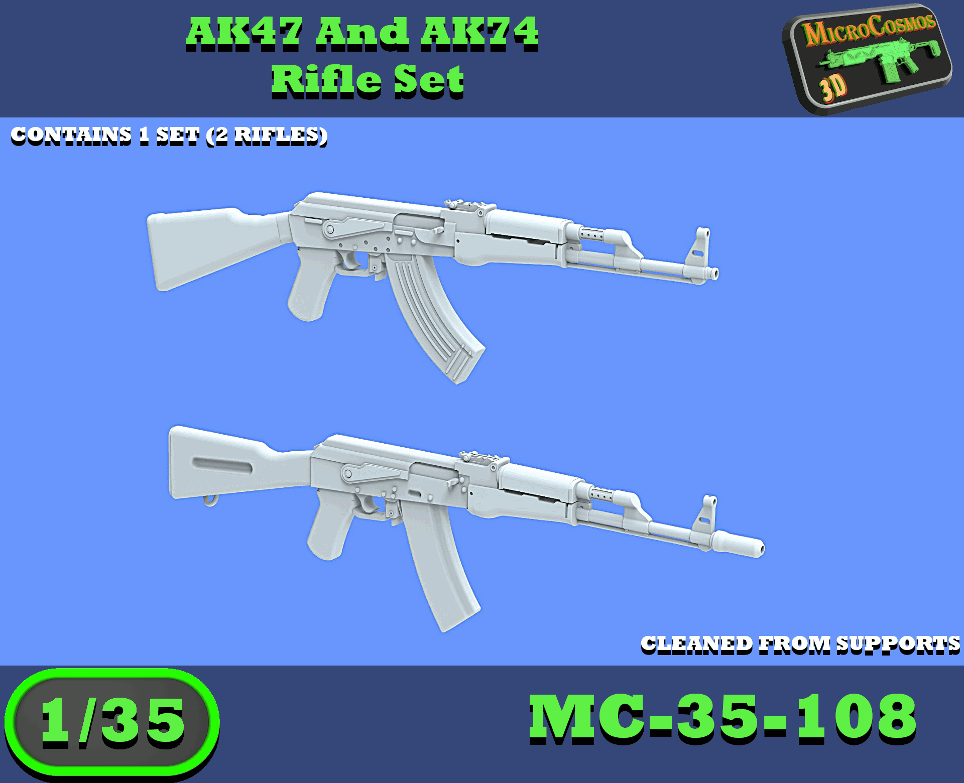 MC-35-108 - AK47 und AK74 Gewehr-Set