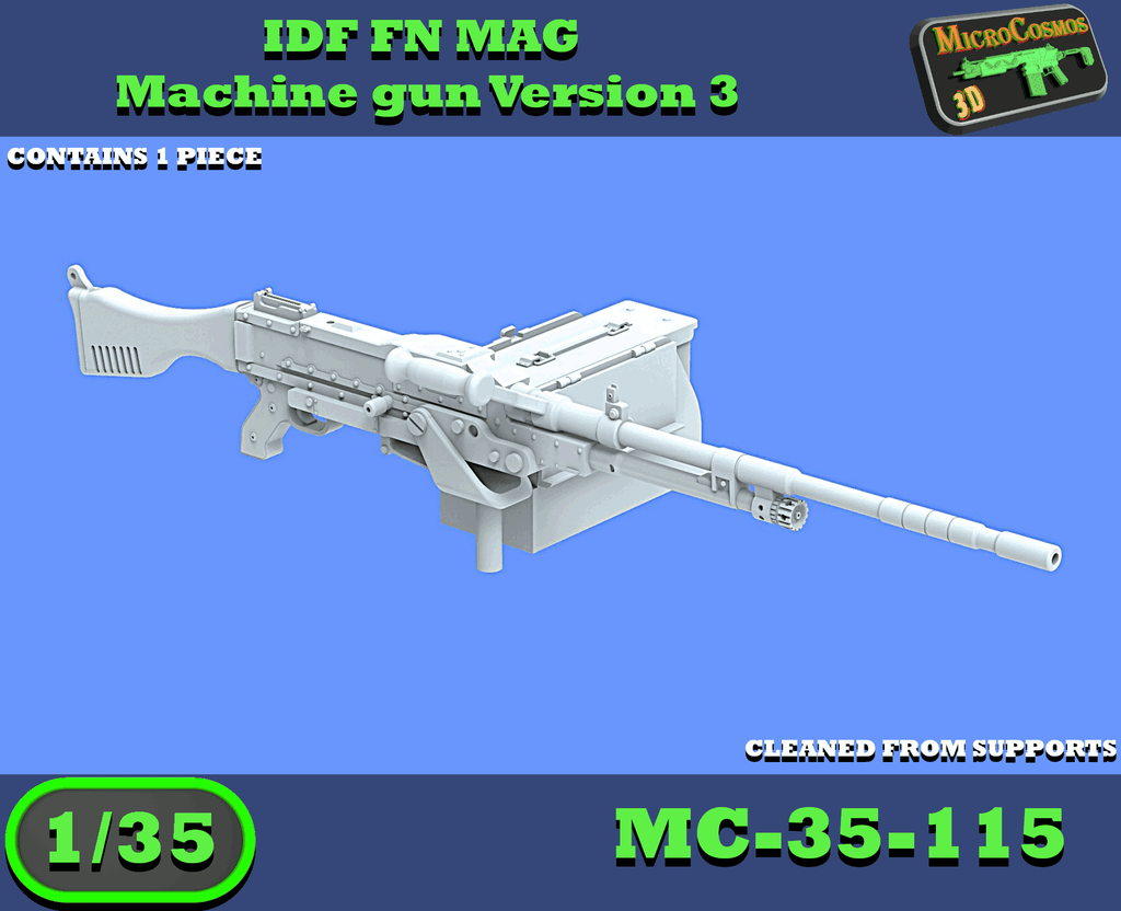 MC-35-115 - IDF FN Mag Machine Gun Version 3