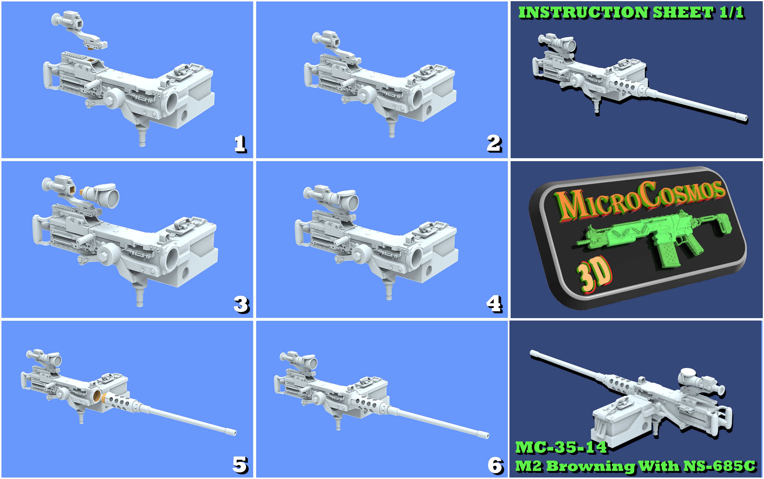 MC-35-14 - M2 Browning With NS-685C