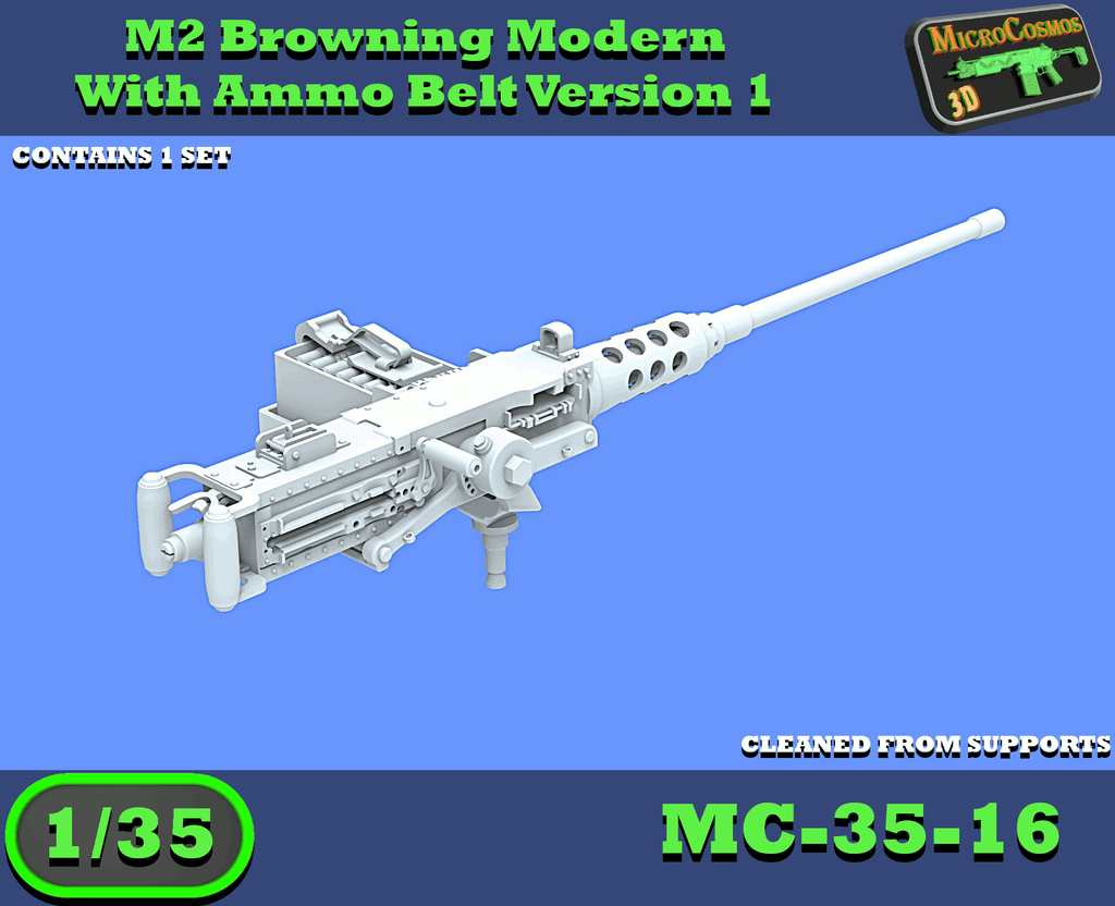 MC-35-16 - M2 Browning Modern mit Munitionsgurt Version 1