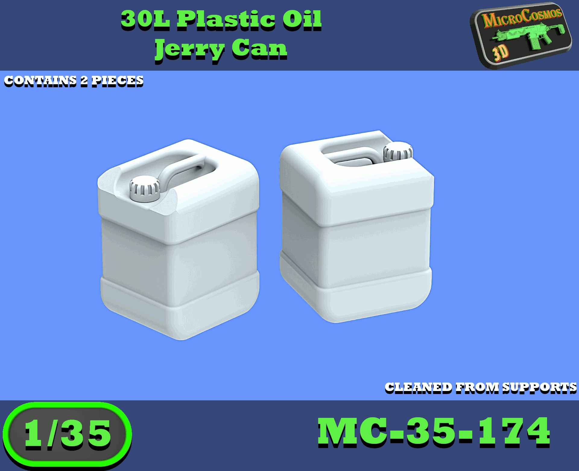 MC-35-174 - 30-Liter-Kunststoff-Ölkanister