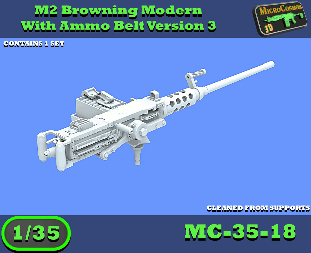 MC-35-18 - M2 Browning Modern mit Munitionsgurt Version 3