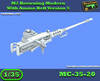 MC-35-20 - M2 Browning Modern Mit Munitionsgurt Version 5