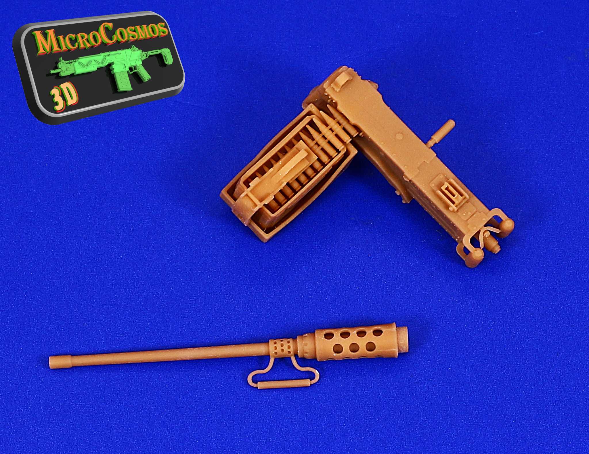 MC-35-21 - M2 Browning WW2 With Ammo Belt Version 1
