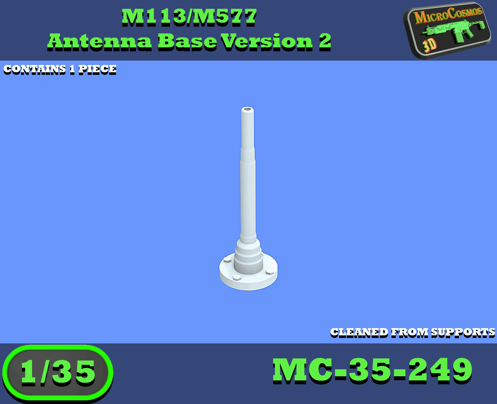 MC-35-249 - M113/M577 Antennenfuß Version 2