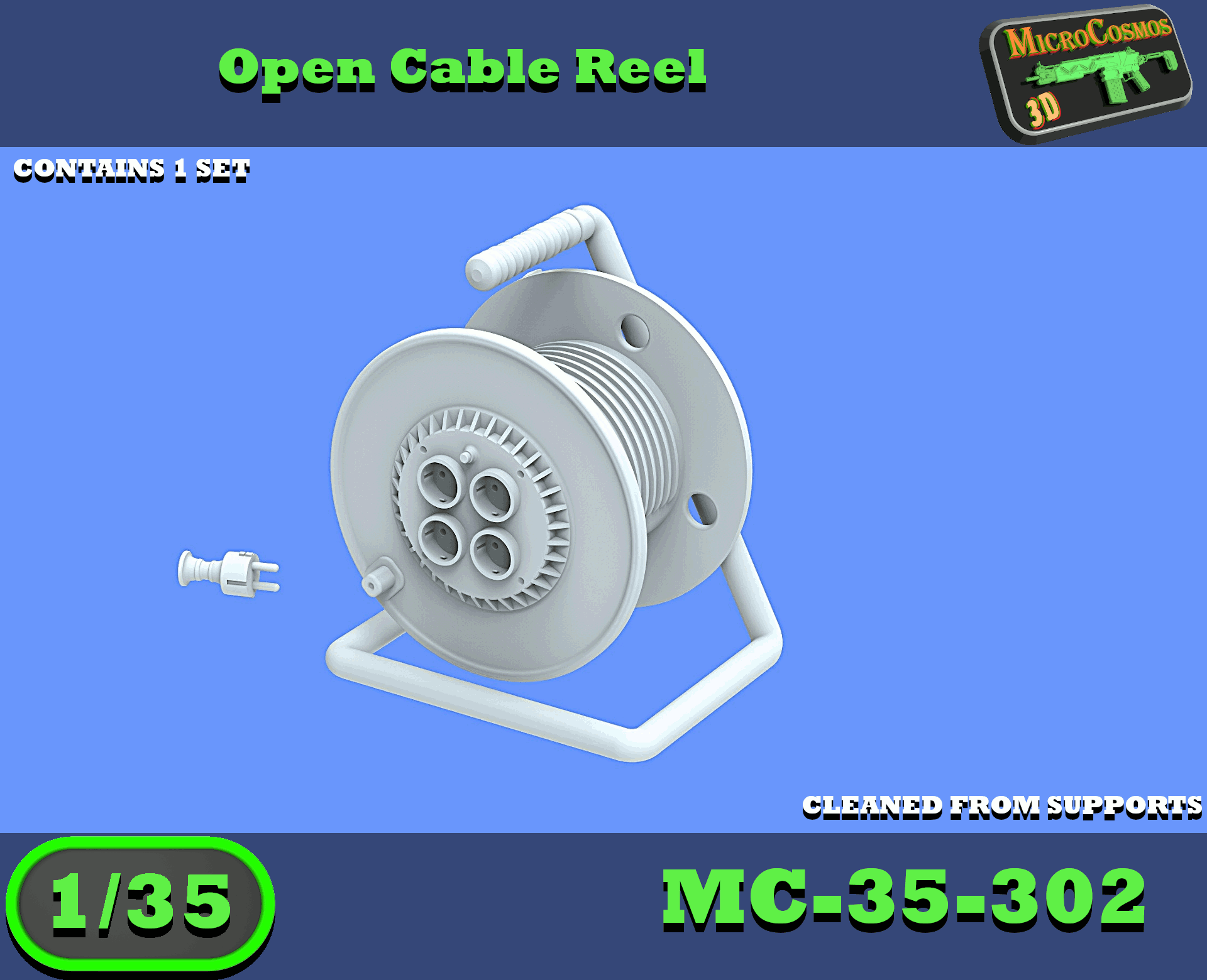 MC-35-302 - Open Cable Reel