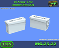 MC-35-32 – US 7,62 mm Munitionskiste kleines Set