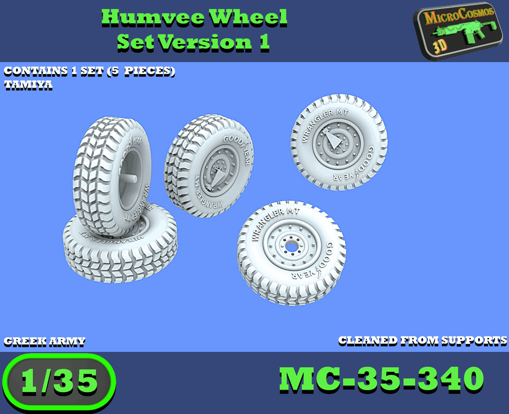 MC-35-340 - Kit de roues Humvee Version 1