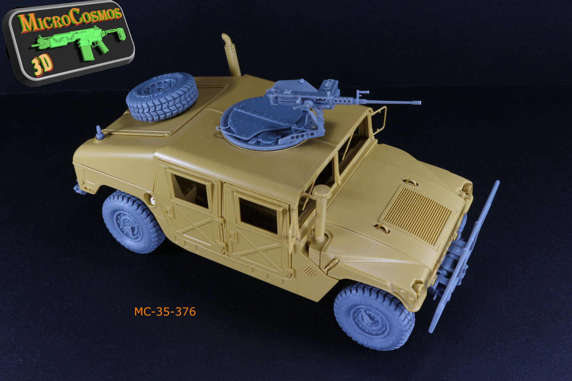 MC-35-376 - Griechischer Humvee mit M2 Browning Umbausatz