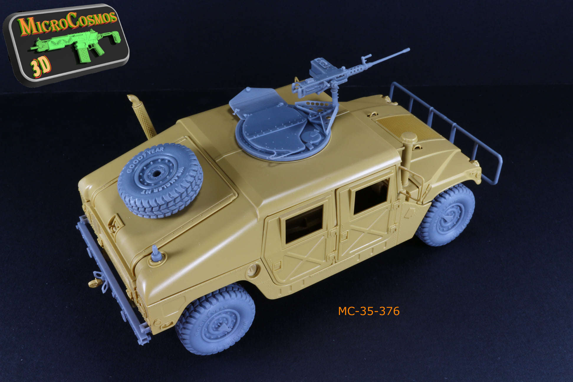 MC-35-376 - Griechischer Humvee mit M2 Browning Umbausatz