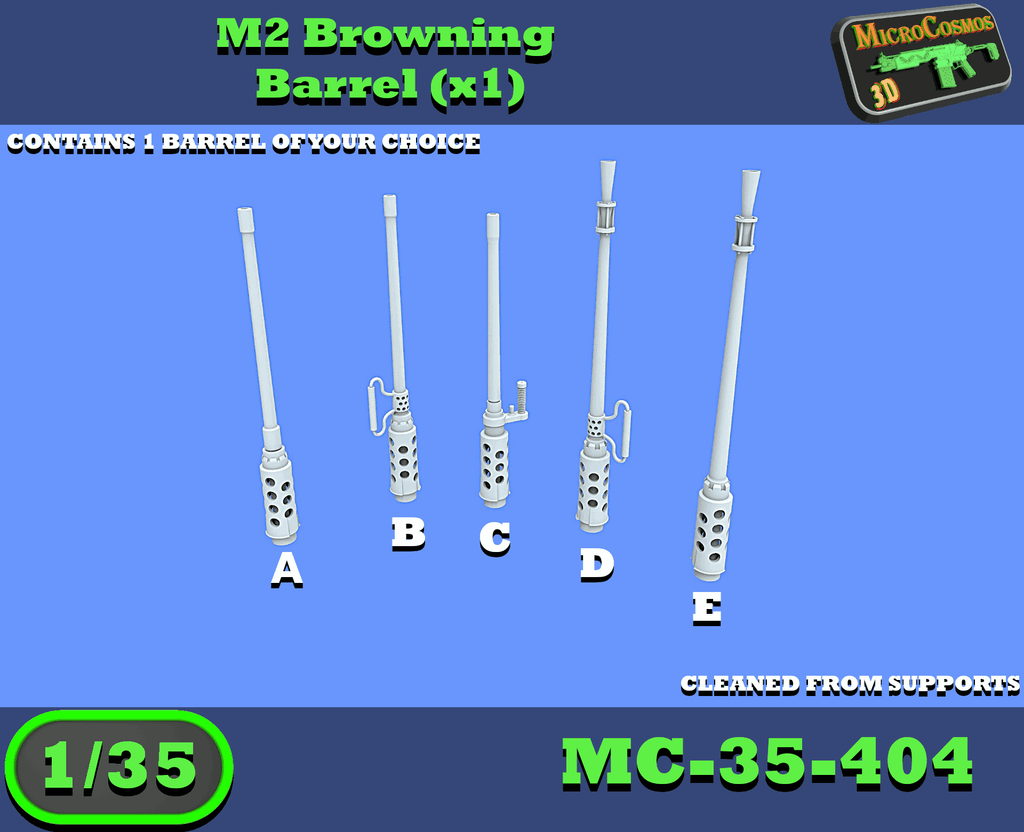 MC-35-404 - (OPTIONS) Canon de mitrailleuse Browning M2