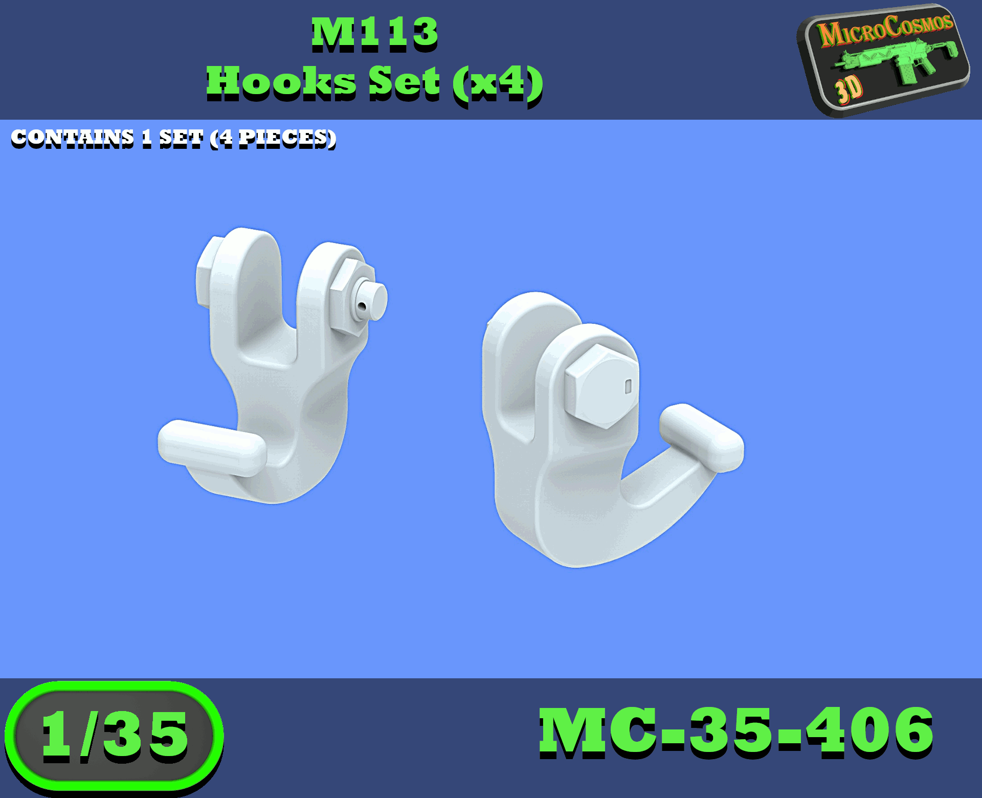 MC-35-406 - M113 Hooks Set