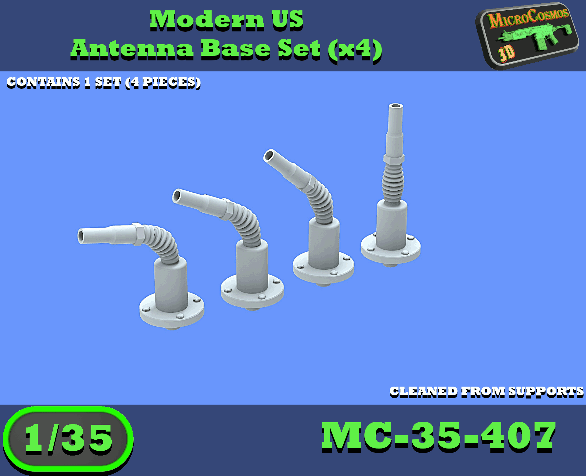 MC-35-407 - Modern US Antenna Base Set