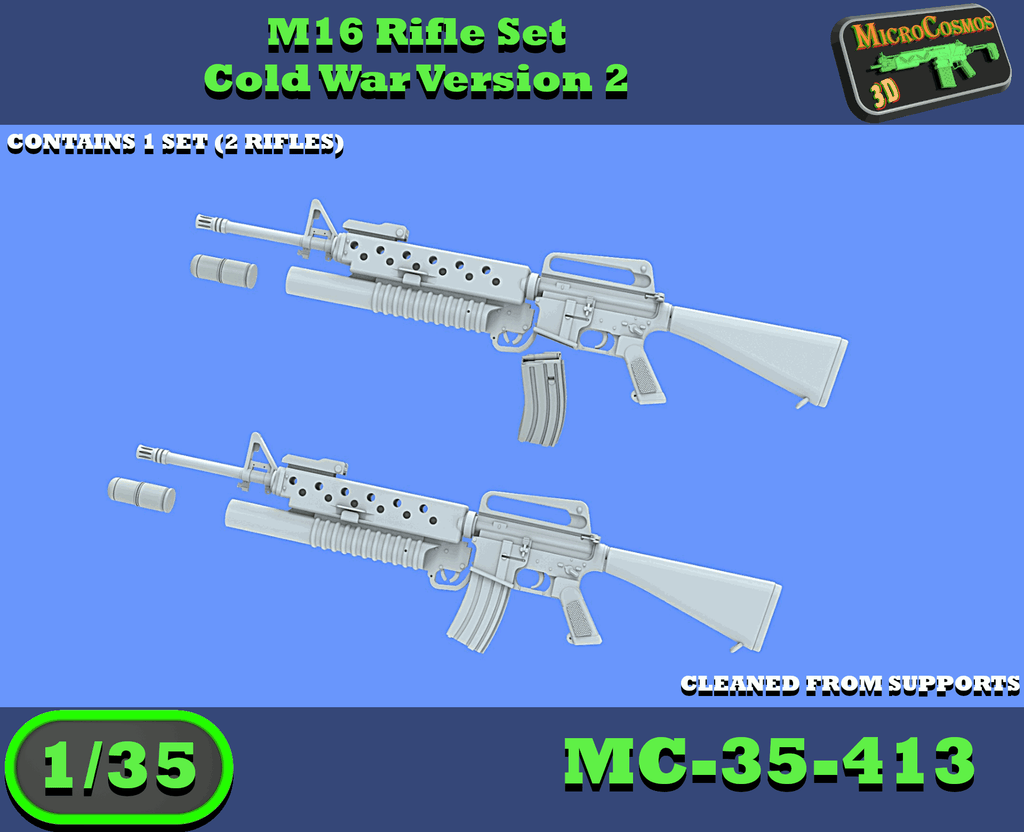 MC-35-413 - M16 Gewehr Set Kalter Krieg Version 2
