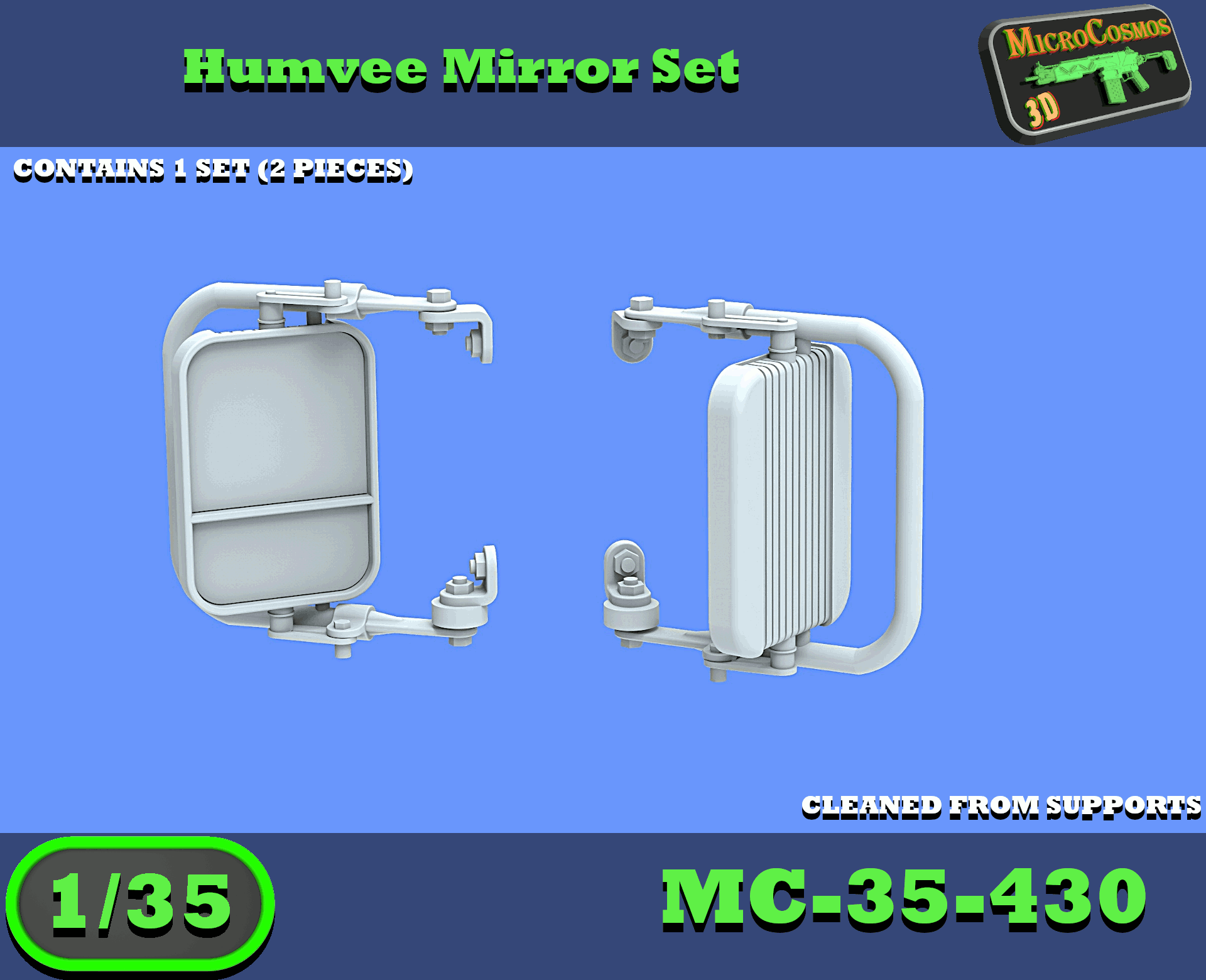 MC-35-430 - Humvee Mirror Set