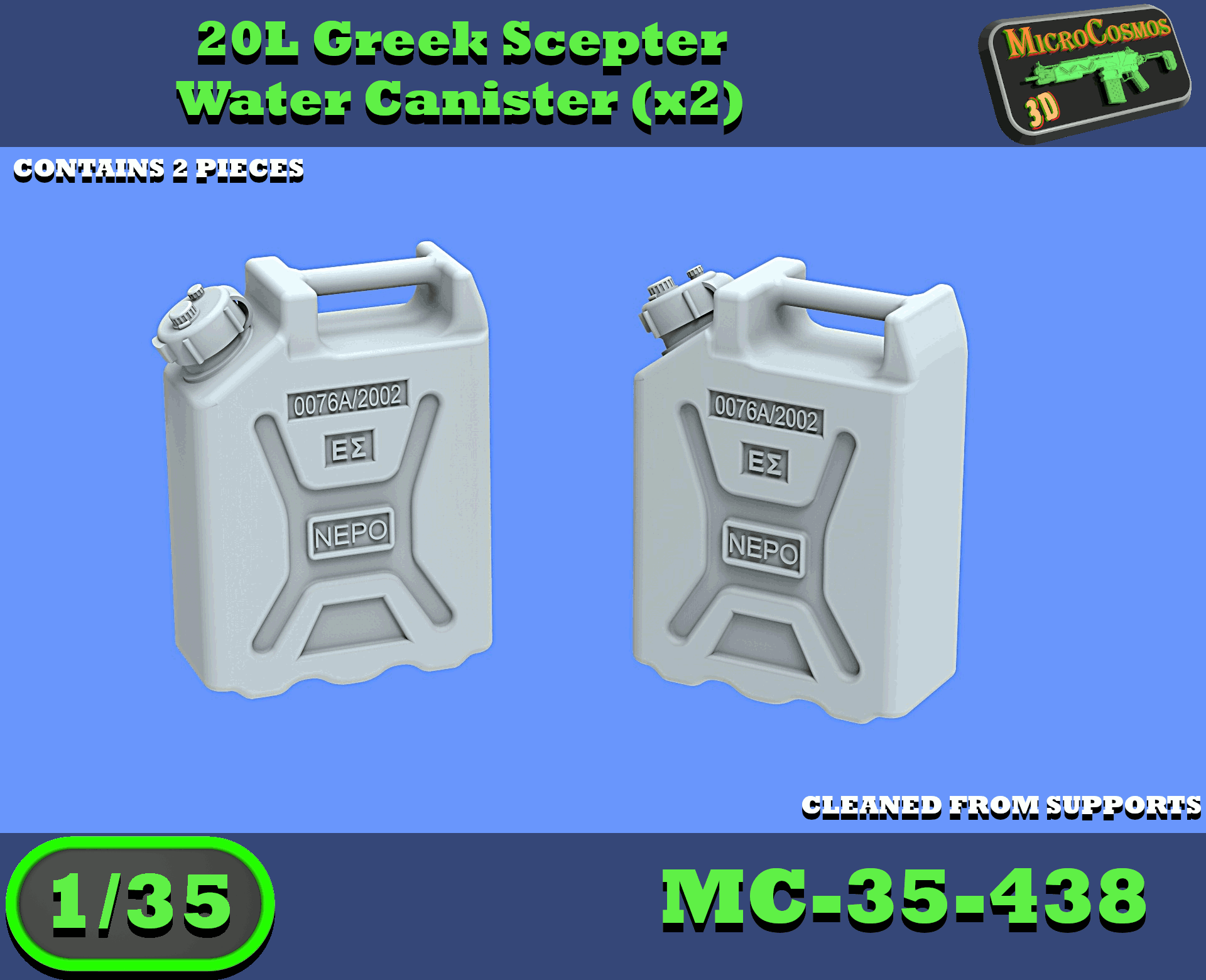 MC-35-438 - Greek 20L Scepter Water Canister
