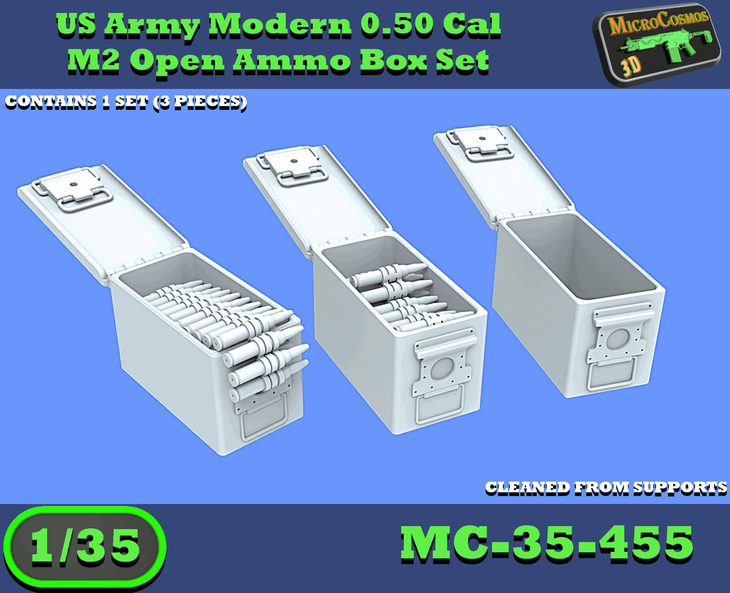 MC-35-455 - Modern Open 0.50  Cal Ammo Box Set