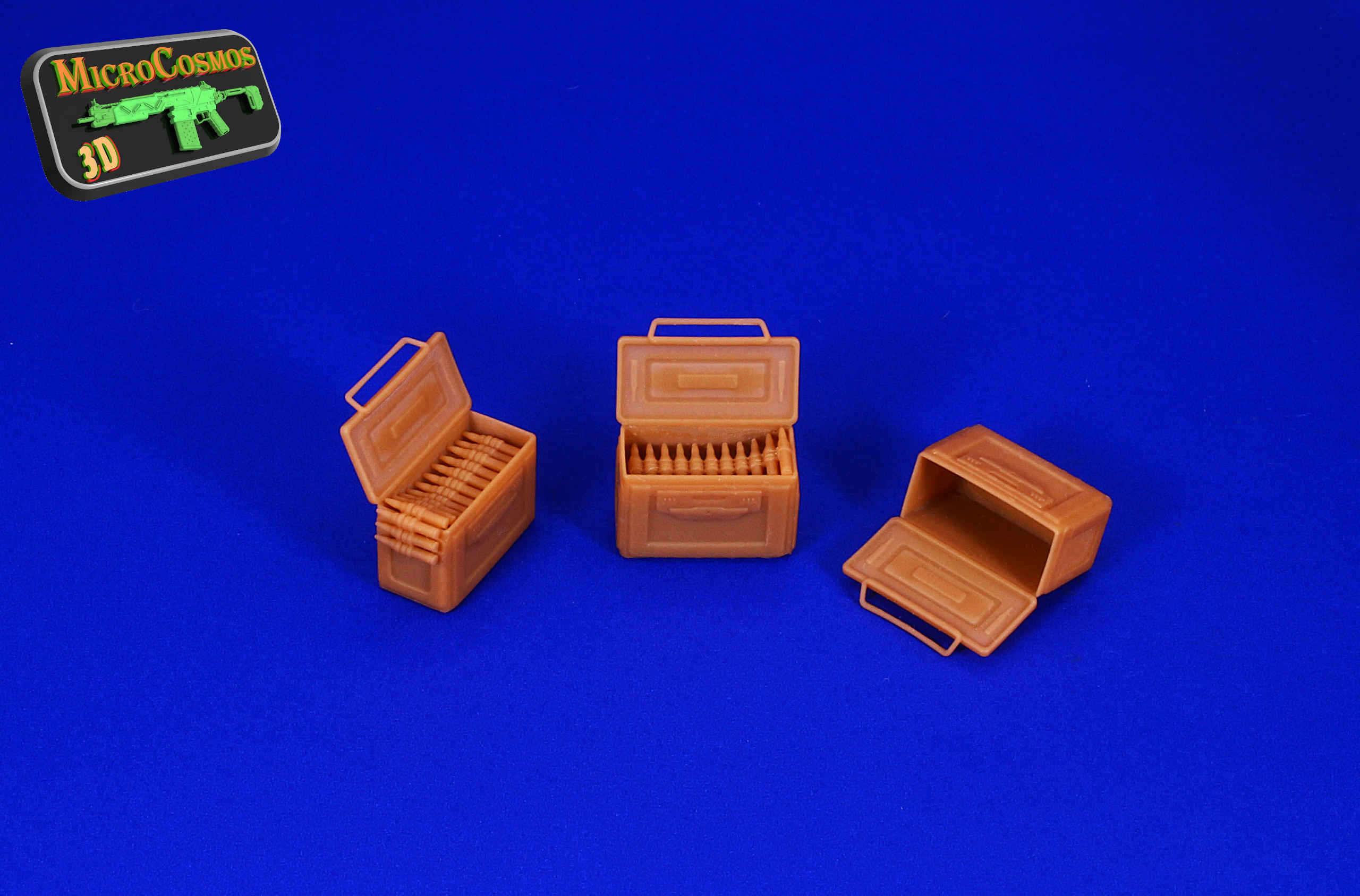 MC-35-456 - WW2 Munitionskisten-Set Kaliber 0.50 offen