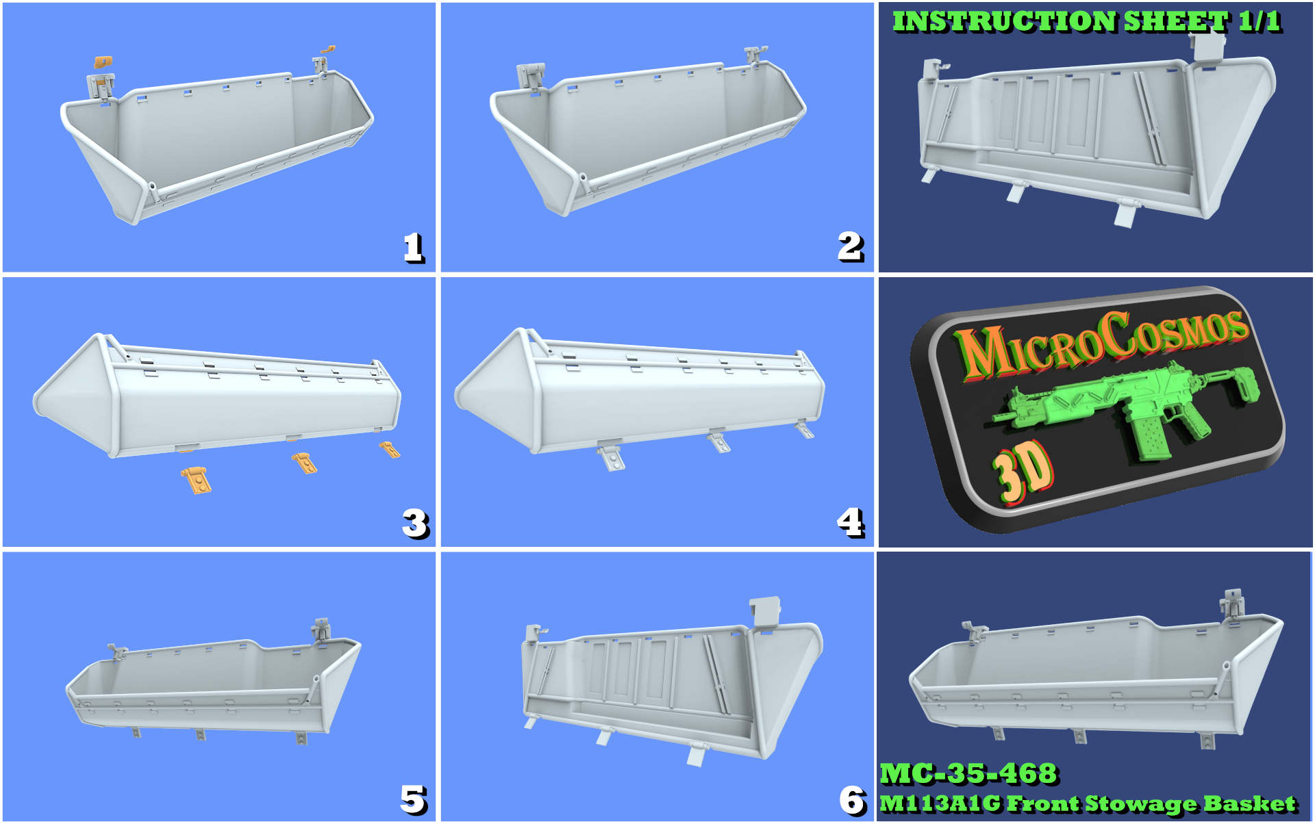 MC-35-468 - M113A1G Staukorb vorne