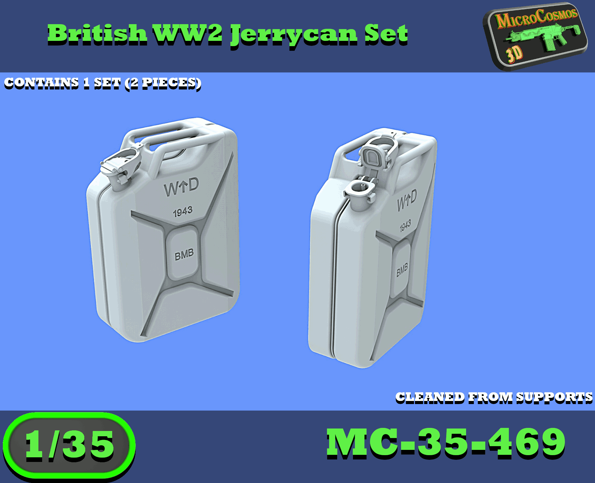 MC-35-469 - British WW2 Jerry Can Set