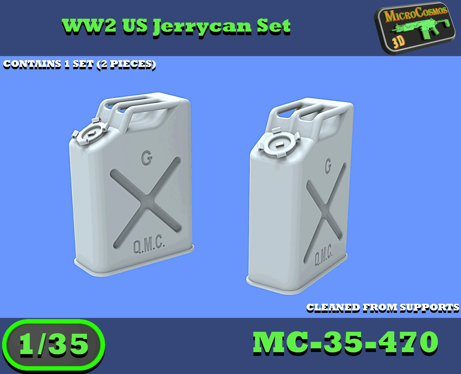 MC-35-470 - US WW2 Jerry Can Set