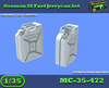 MC-35-472 - WW2 German SS Fuel Jerry Can Set