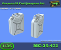 MC-35-472 - WW2 German SS Fuel Jerry Can Set