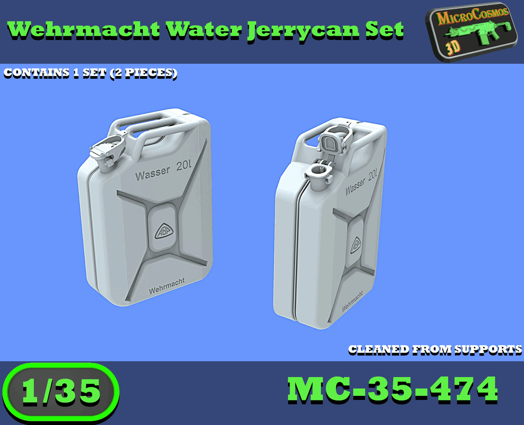 MC-35-474 - Kit de jerrican d'eau de la Wehrmacht allemande WW2