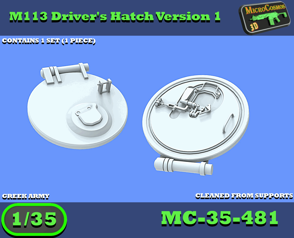 MC-35-481 - Trappe de conducteur M113 Version 1