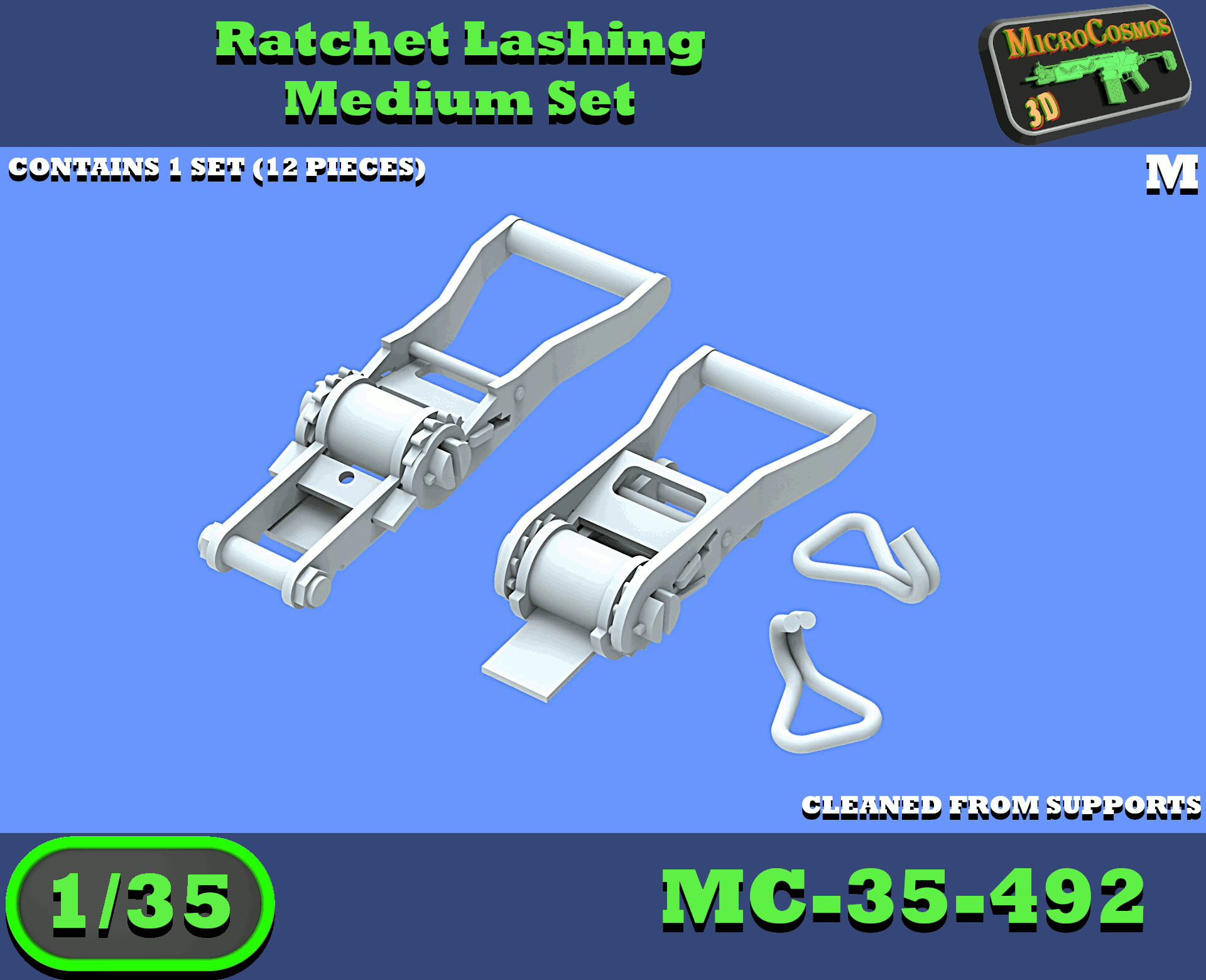 MC-35-492 - Zurrgurt mittel Set