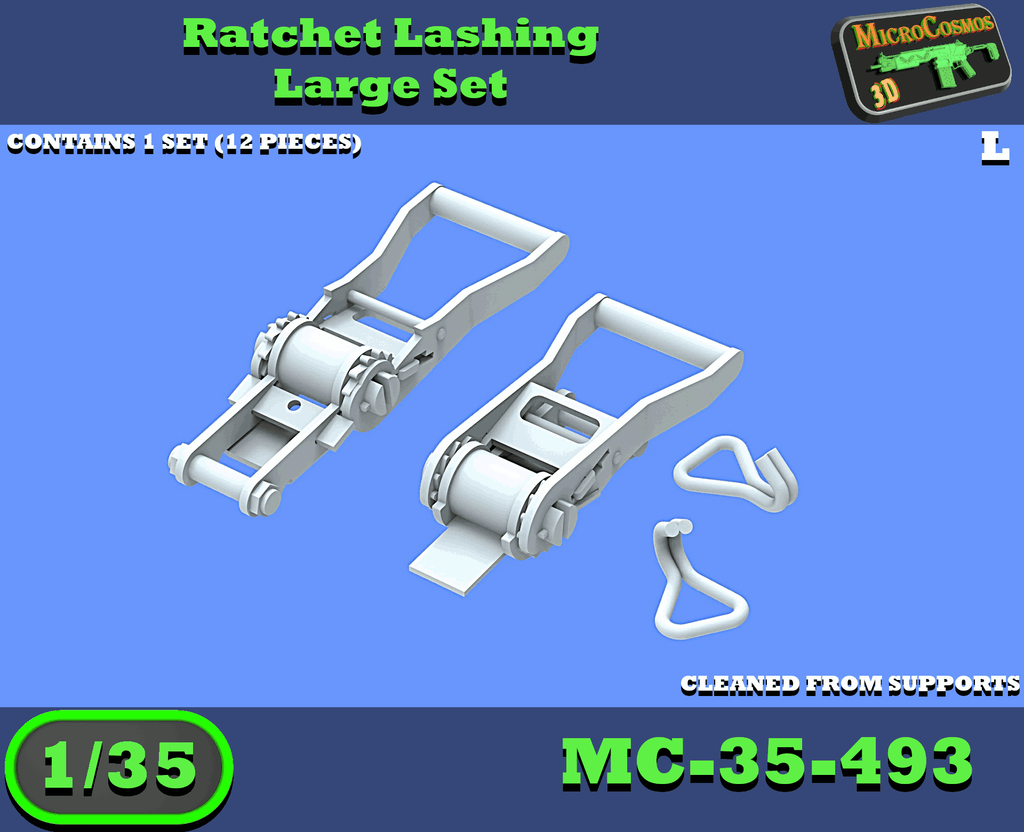 MC-35-493 - Ratchet Lashing Big Set