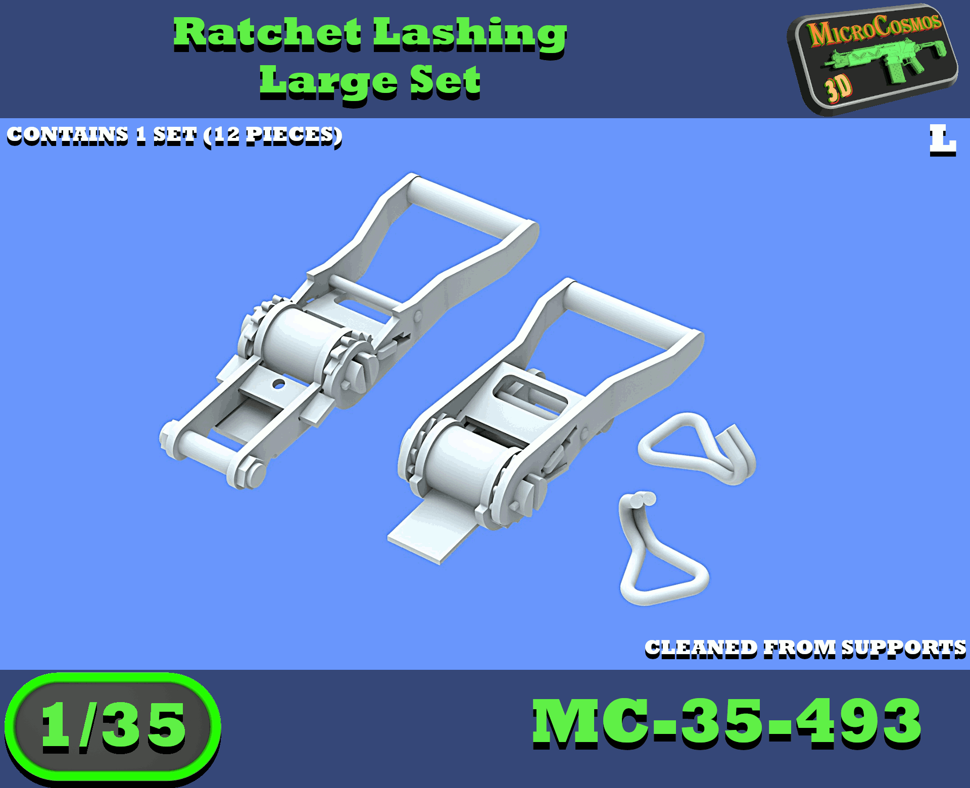 MC-35-493 - Ratschenzurrgurt Big Set