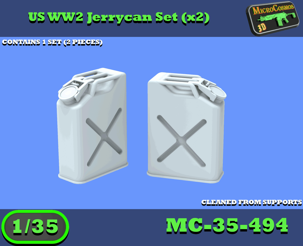 MC-35-494 - US WW2 Jerry Can Set Version 2 - 1/35