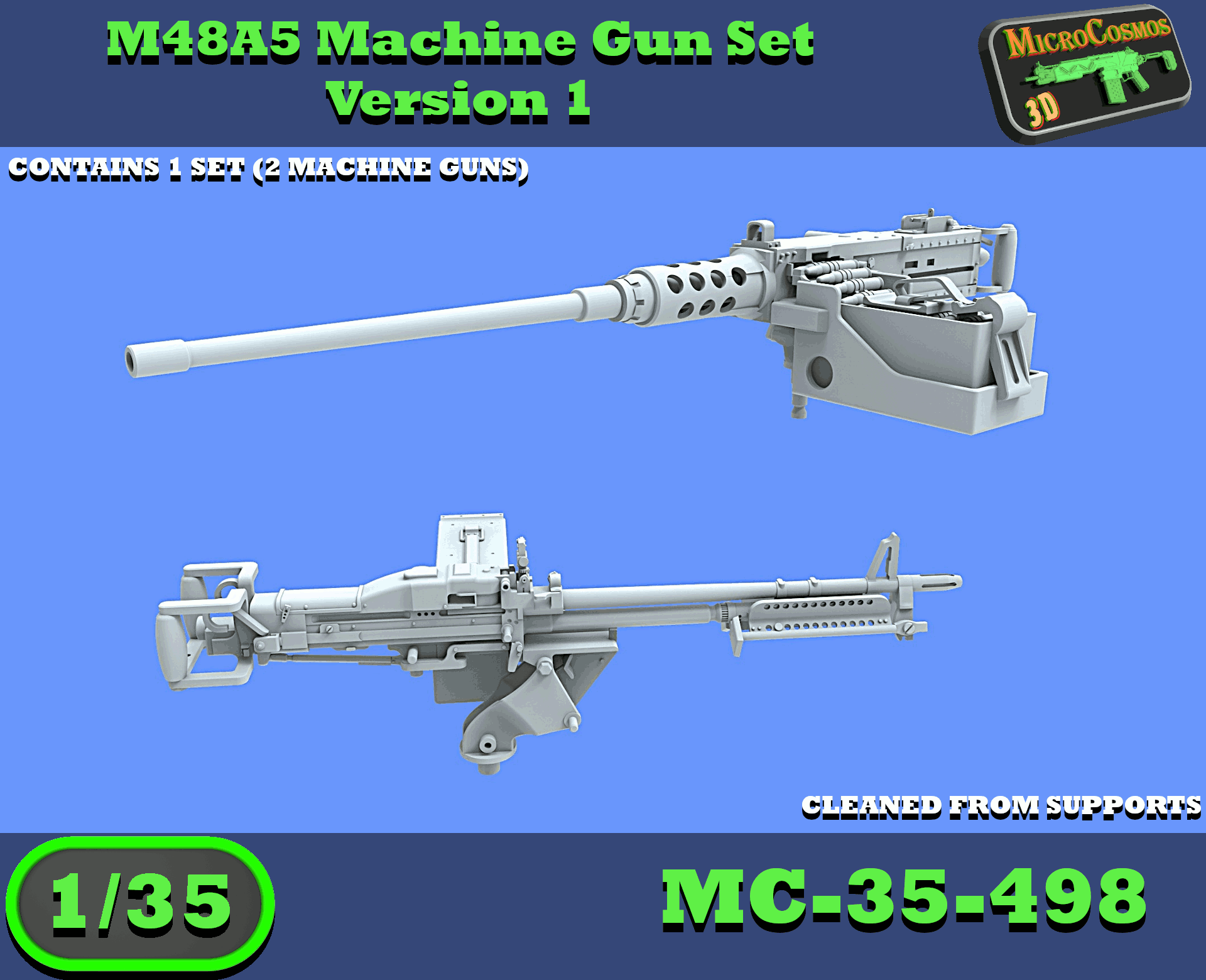 MC-35-498 - M48A5 Maschinengewehr-Set Version 1