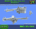 MC-35-501 - Set Mitrailleuse M48A5 Version 4 - 1/35