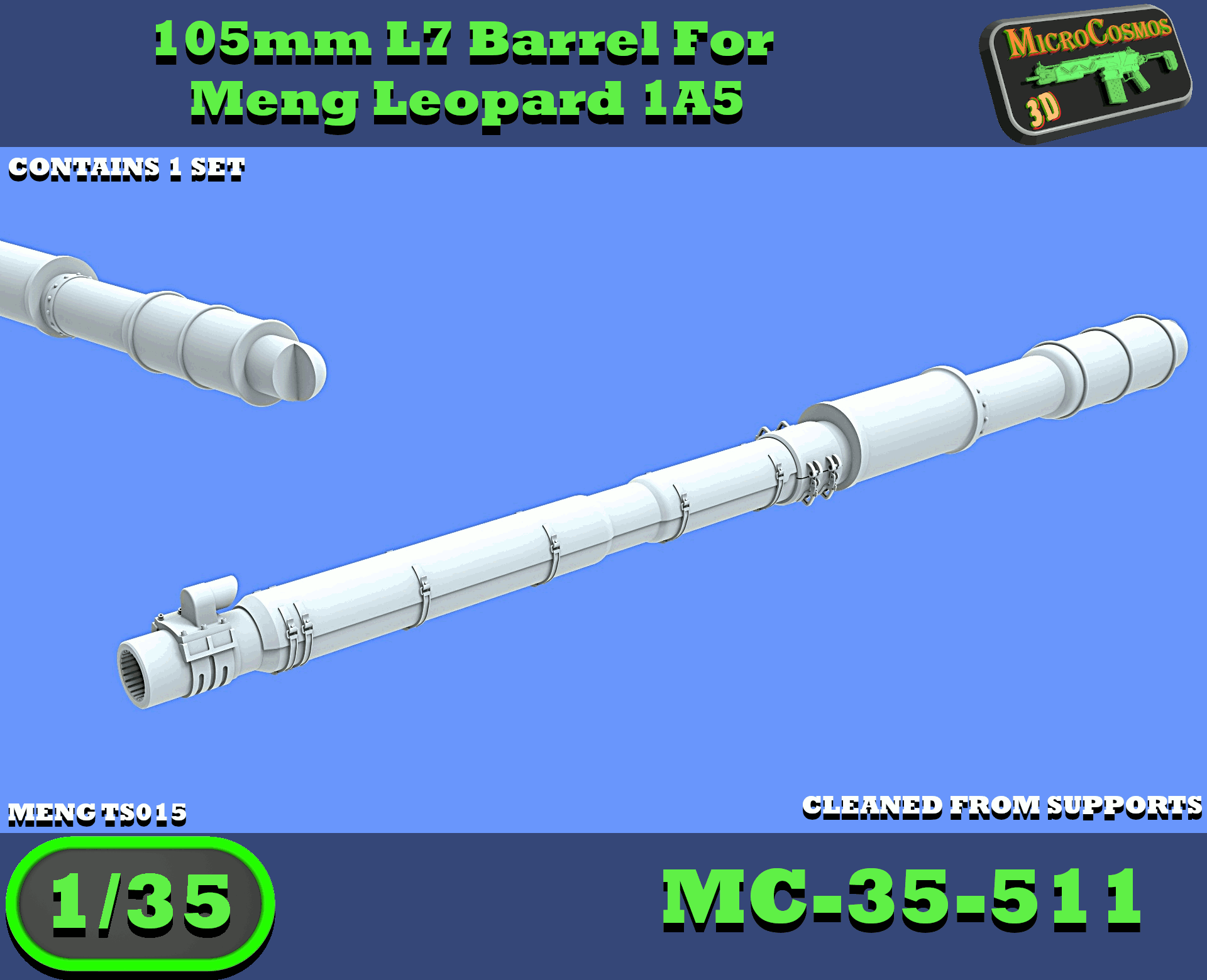 MC-35-511 - L7 Kanone für Meng Leopard 1A5
