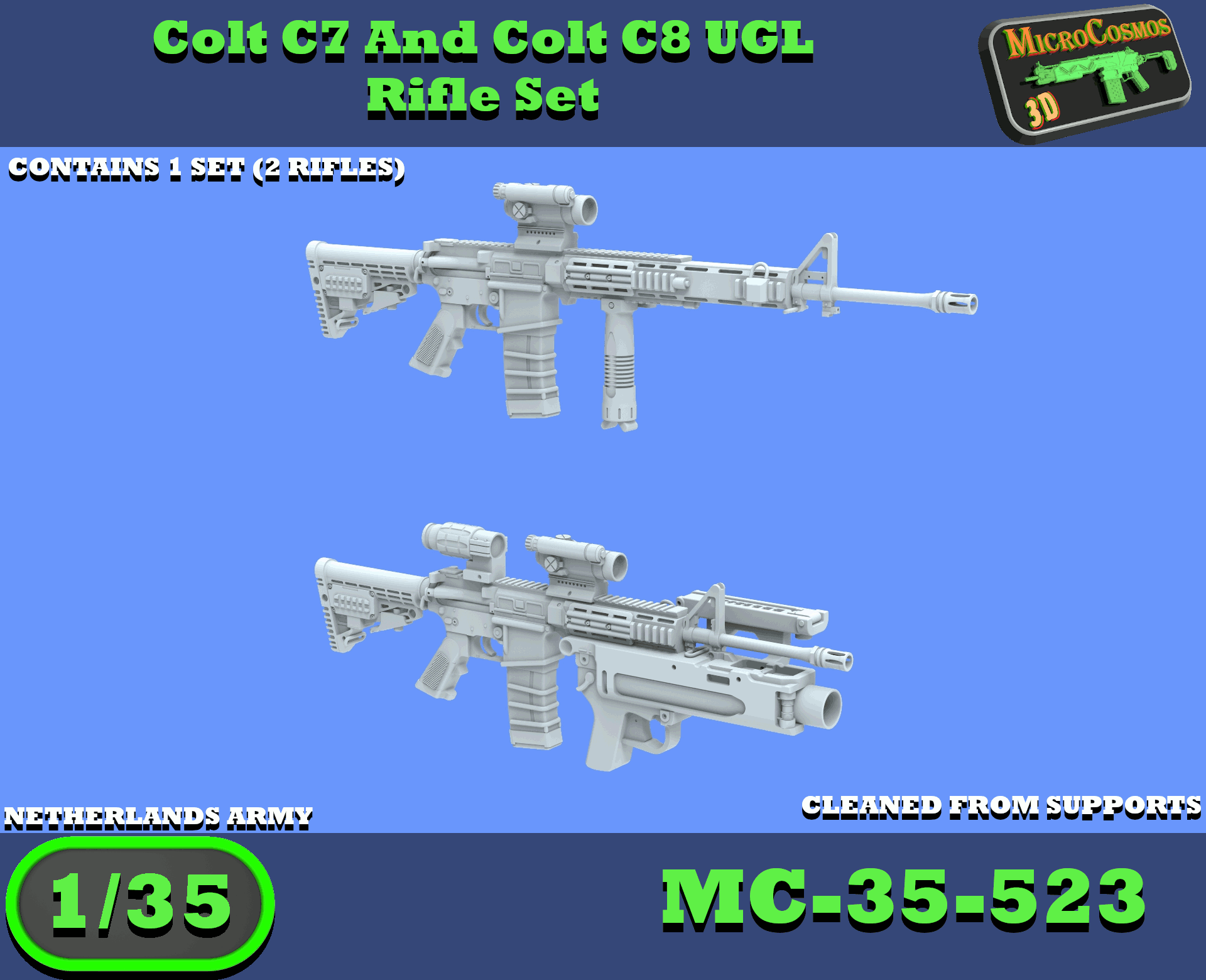 MC-35-523 - Colt C7 und C8 mit UGL-Gewehrset