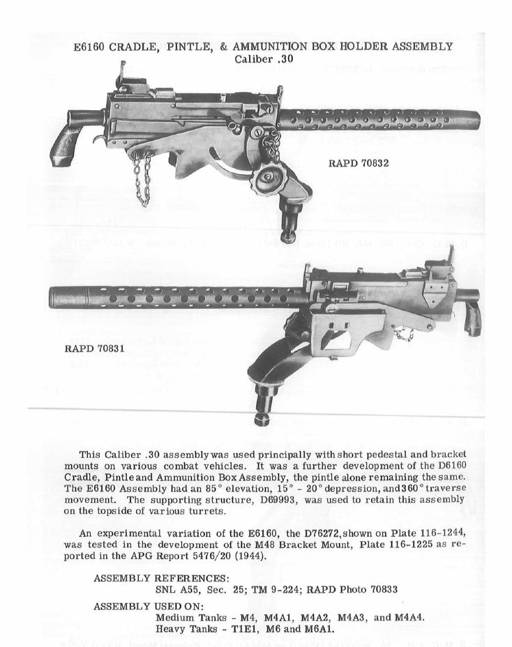MC-35-536 - 0.30 Cal Browning With E6160 Cradle